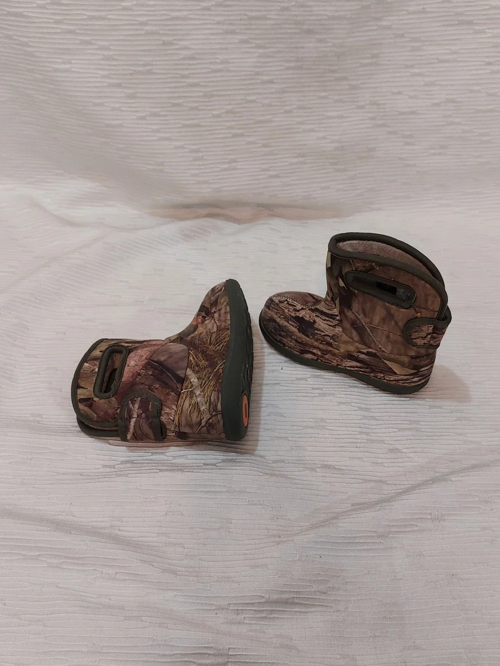 Bogs Kids Camo Rain & Snow Boots - Brown Size 9